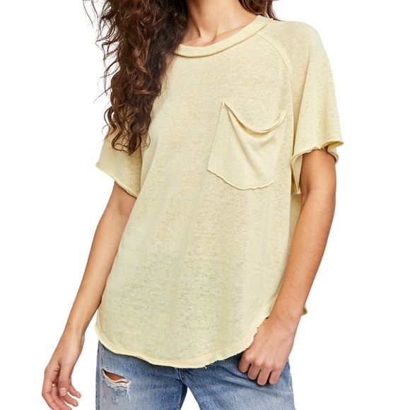 NWT! FP Free People Kyoto Oversized Tee Sz XS - Picture 3 of 7